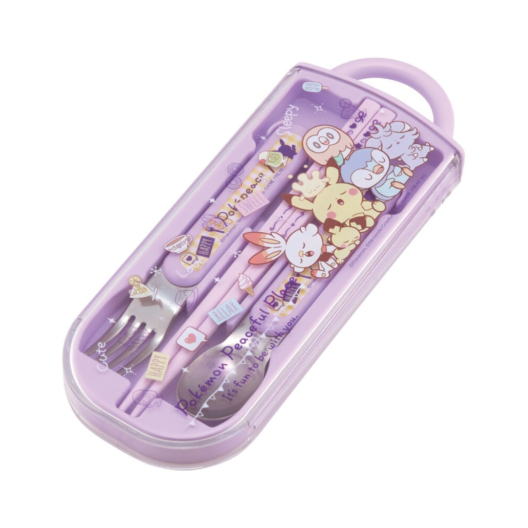 Skater Pokémon Peaceful Place Children's Cutlery 3pc Set