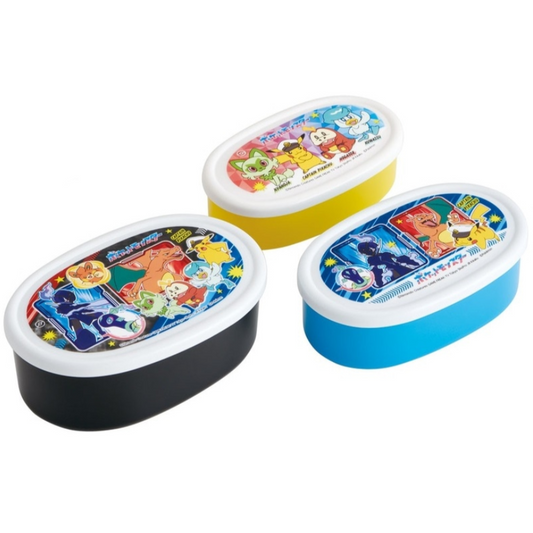 Skater Pokemon Sealed Kids Container 3pc Set