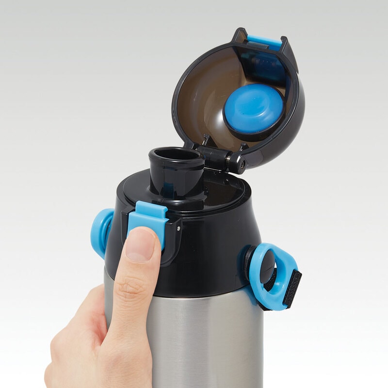 Skater Pokemon Stainless Steel Thermos Bottle with Locking Lid and Cup 580ml