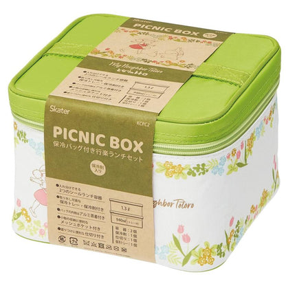 Skater Studio Ghibli My Neighbor Totoro Lunch Box Set With Cooling Bag