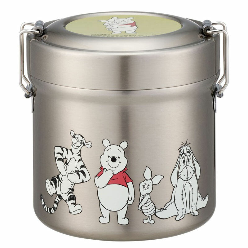 Skater Winnie the Pooh Stainless Steel Lunchbox 1