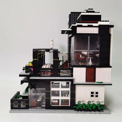 Street View Series Cornor Cafe Building Block Model Set