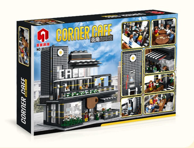 Street View Series Cornor Cafe Building Block Model Set