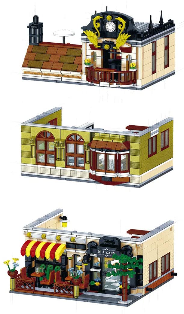 Street View Series Discovery Chinese Restaurant Building Block Model Set