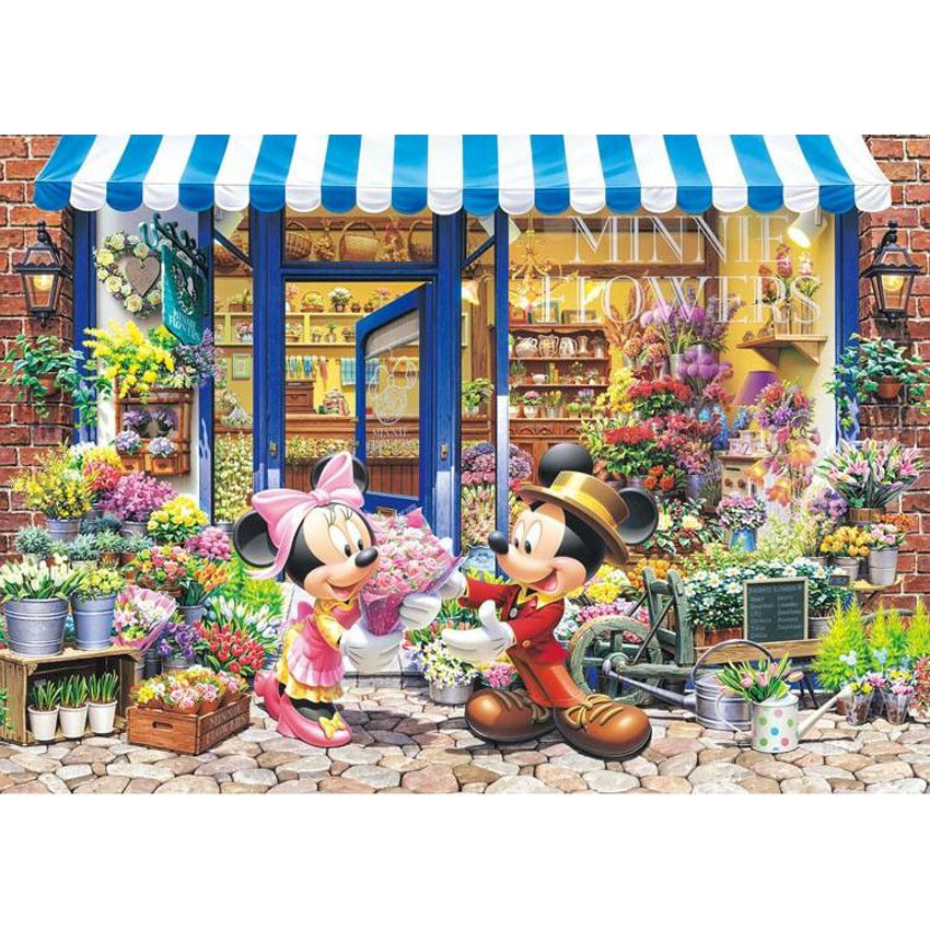Tenyo Disney Minnie Mouse's Flower Shop Jigsaw Puzzle 1000pcs