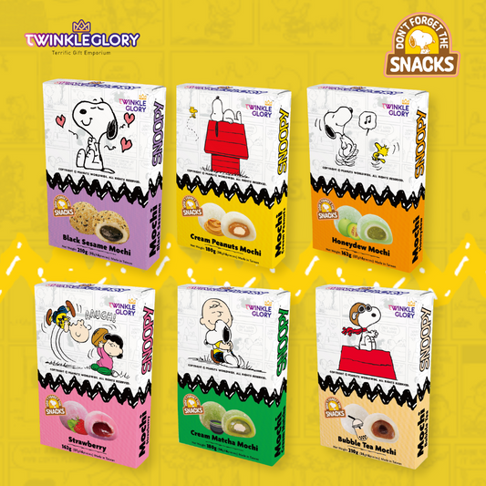 Twinkle Glory Peanuts Snoopy Assorted Mochi