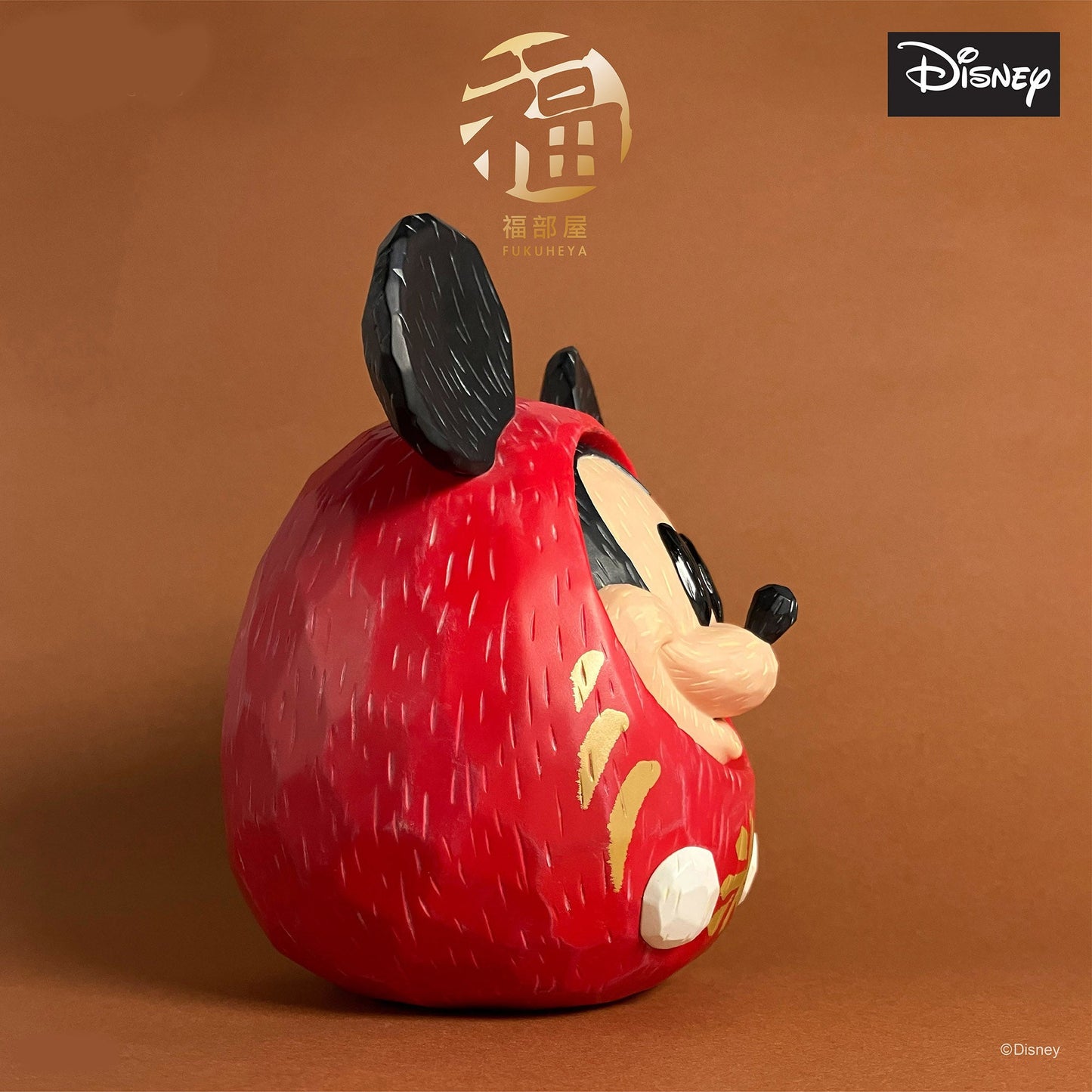 Disney Mickey Mouse Fukuheya Daruma Figure 16.8cm