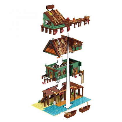 URGE Captain's Wharf Building Block Toy - 30102