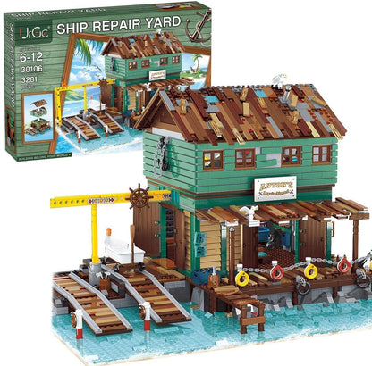 URGE Ship Repair Yard Building Block Toy - 30105