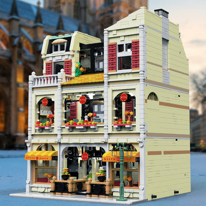 URGE Street View Series Pizza Shop Building Block Toy - 10202