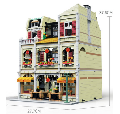 URGE Street View Series Pizza Shop Building Block Toy - 10202