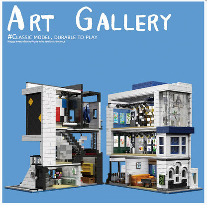 URGE Street View Series Art Gallery Building Block Toy - 10201