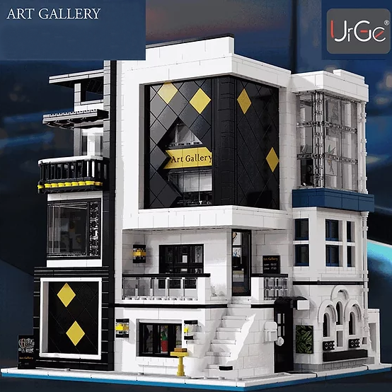 URGE Street View Series Art Gallery Building Block Toy - 10201