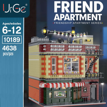 URGE Street View Series Friend Apartment Building Block Toy - 10189