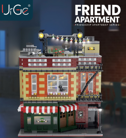 URGE Street View Series Friend Apartment Building Block Toy - 10189