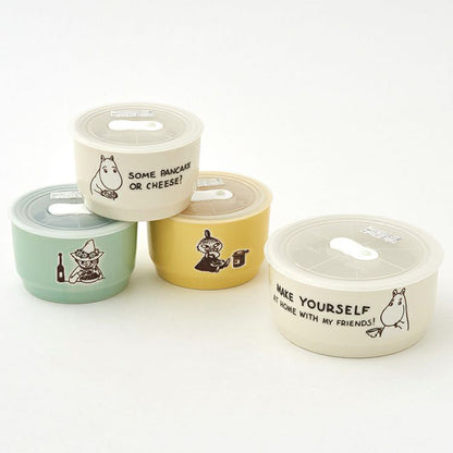 Moomin Porcelain Storage Container 4P Set