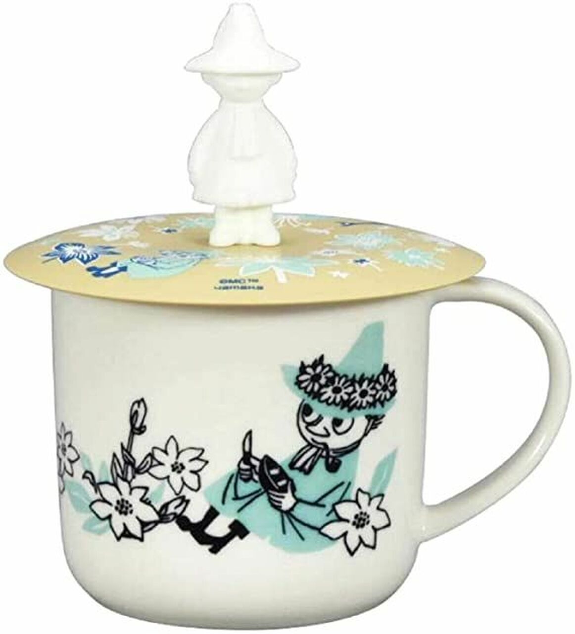 Moomin Ceramic Mug With Snufkin Shape Of Lid