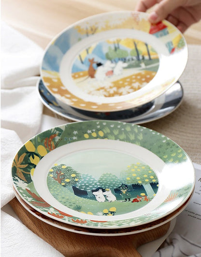 Moomin Luonto Round Plate 19.5cm