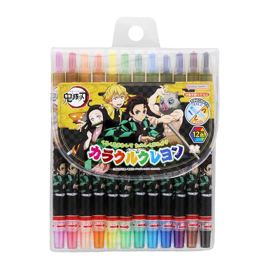 Demon Slayer 12 Colours Crayon