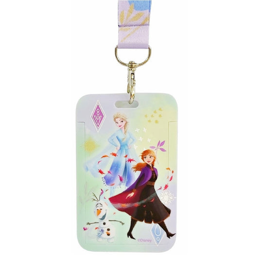 Disney Frozen Work Card ID Badge Holder With Lanyard