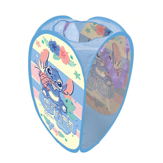 Disney Stitch Folding Laundry Basket