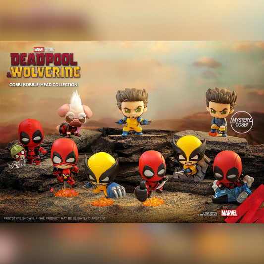 Disney Marvel Studios Deadpool & Wolverine Cosbi Bobble-Head Blind Box Collection