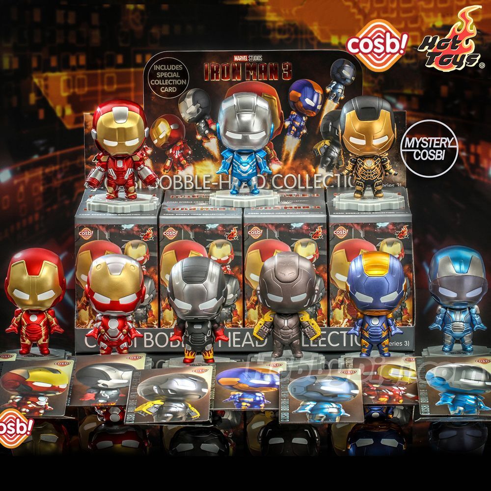 Disney Marvel Studios Iron Man 3 Series 3  Bobble-Head Blind Box Collection