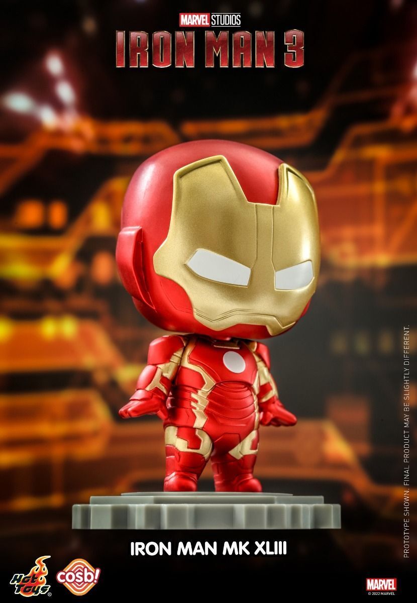 Disney Marvel Studios Iron Man 3 Series 3 Bobble-Head Blind Box Collection