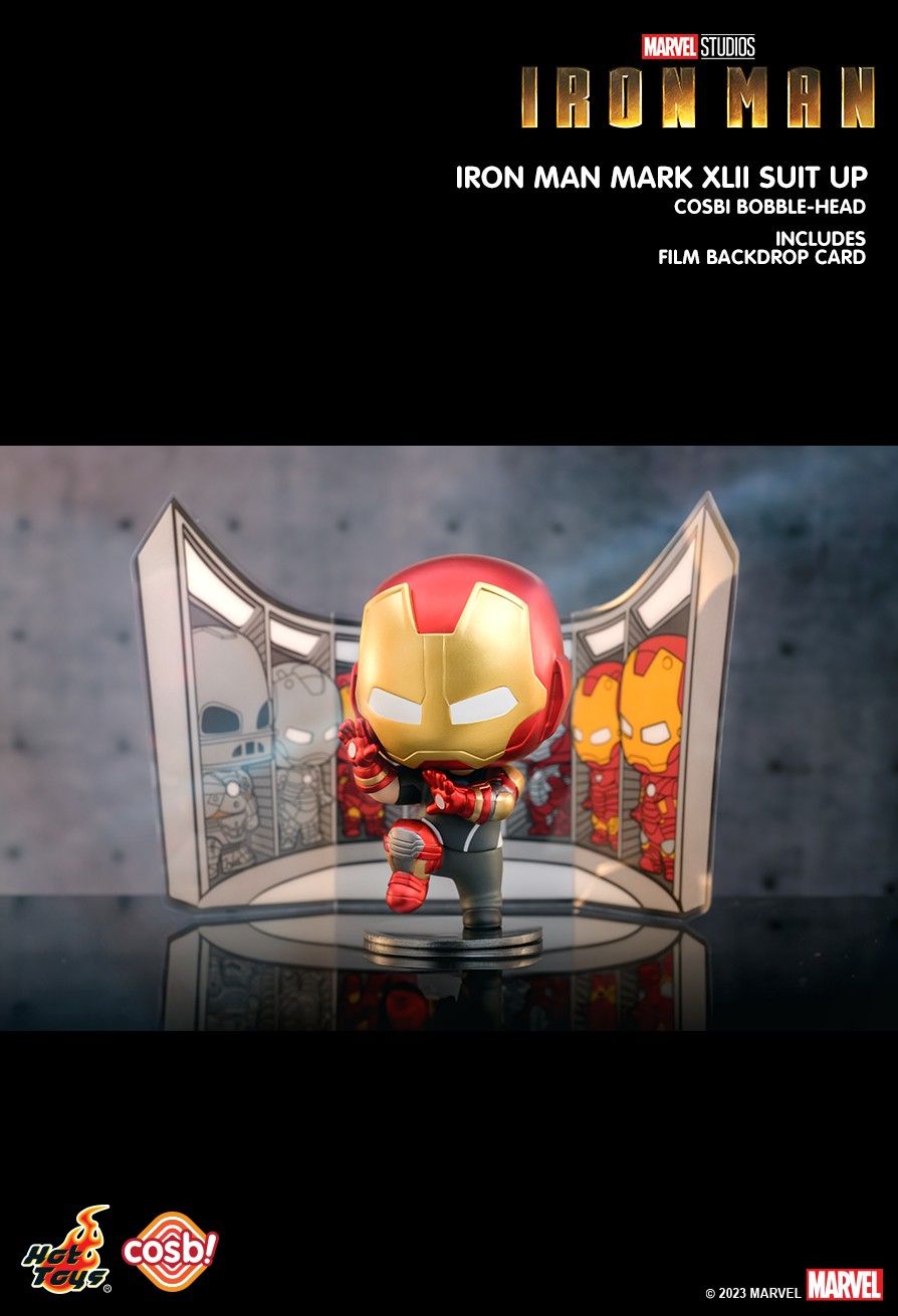 Disney Marvel Studios Iron Man Suit-Up Bobble-Head Blind Box Collection