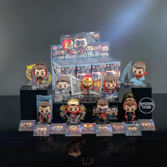 Disney Marvel Studios Iron Man Suit-Up Bobble-Head Blind Box Collection