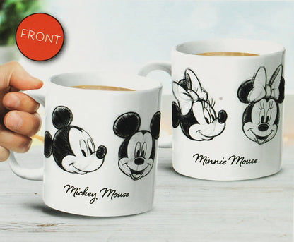 Disney Mickey and Minnie Set of Two Mugs