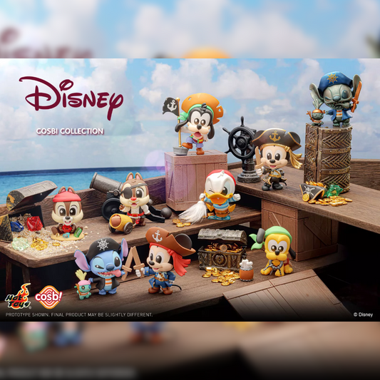 Disney Mickey & Friends Pirate Series Cosbi Bobble-Head Blind Box Collection