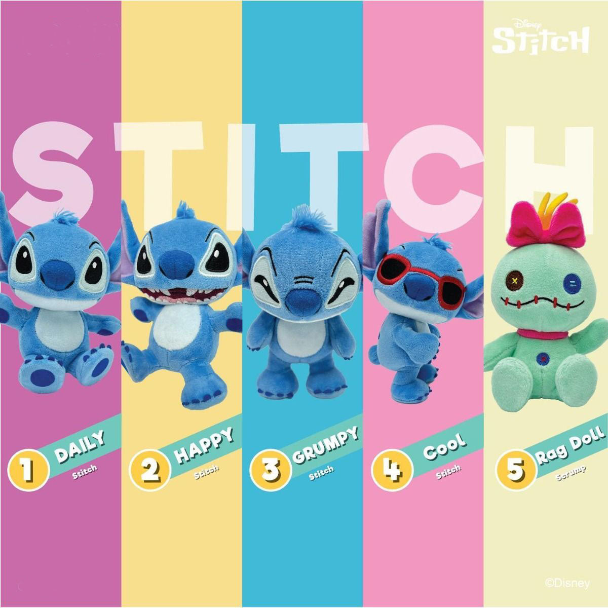 Disney Stitch Action Soft Toy Blind Box