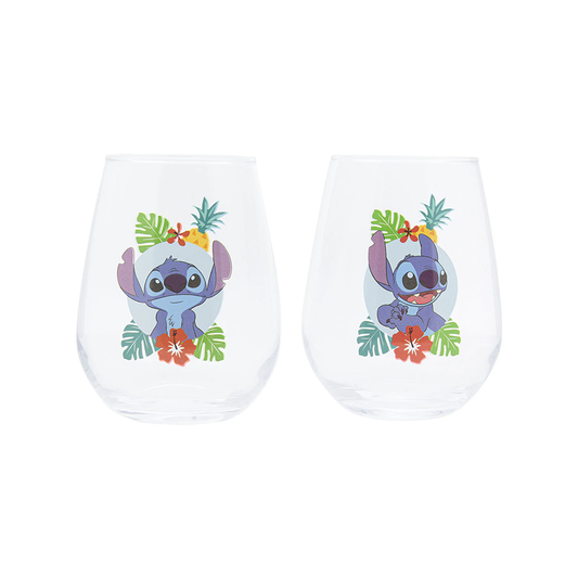 Disney Stitch Set of Two Glasses