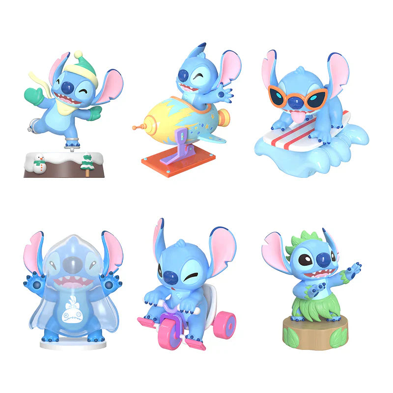 Disney Stitch Cute Action Series Figures Blind Box