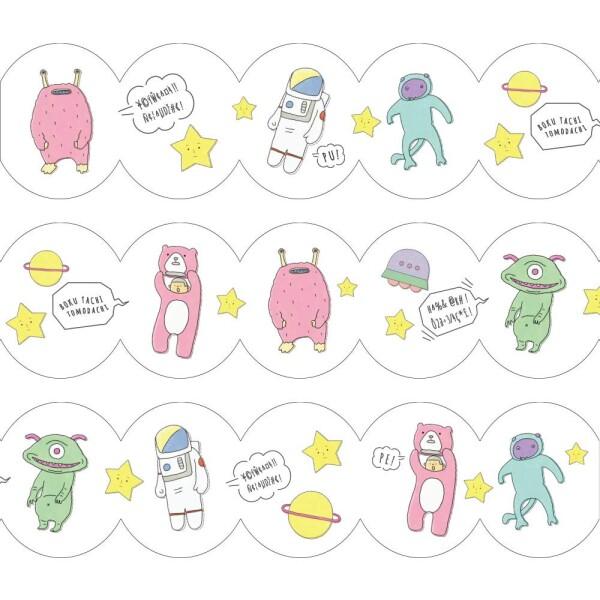 Ice Lolly Masking Washi Tape - Space Edition