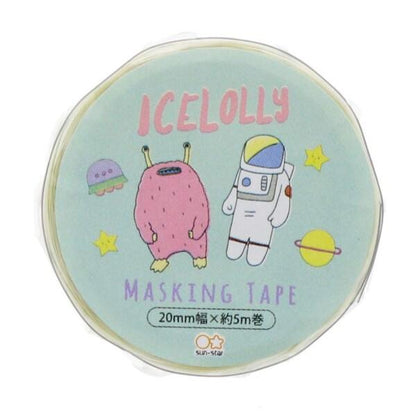 Ice Lolly Masking Washi Tape - Space Edition