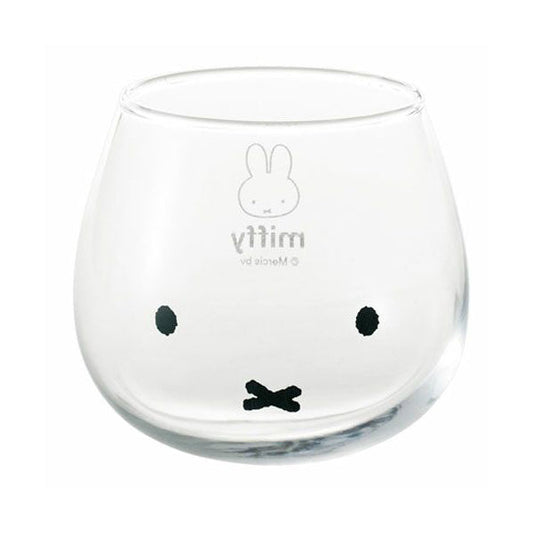 Kanesho Miffy Face Glass Tumbler