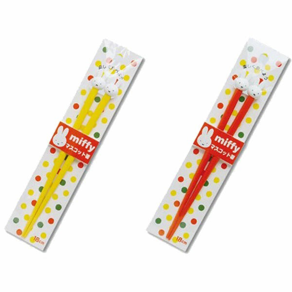 Kanesho Miffy Mascot Chopsticks 18cm