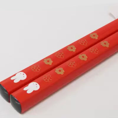 Kanesho Miffy Red Acrylic Chopsticks 21cm