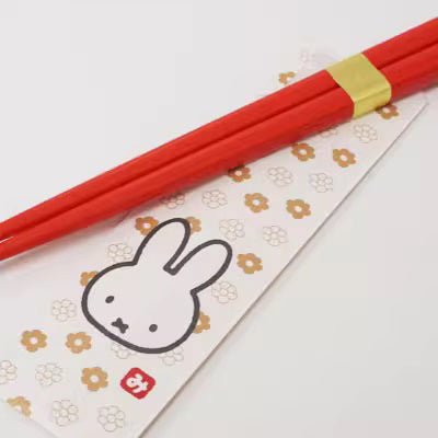 Kanesho Miffy Red Acrylic Chopsticks 21cm