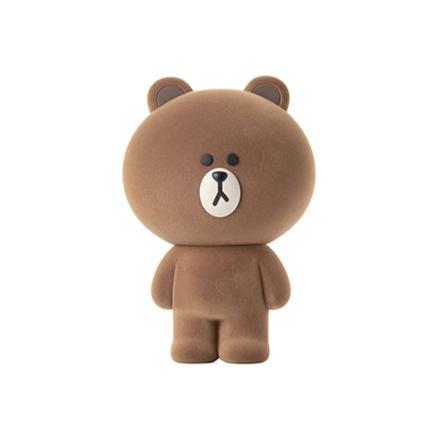 Line Friends Brown Bear Standing Figure 23cm