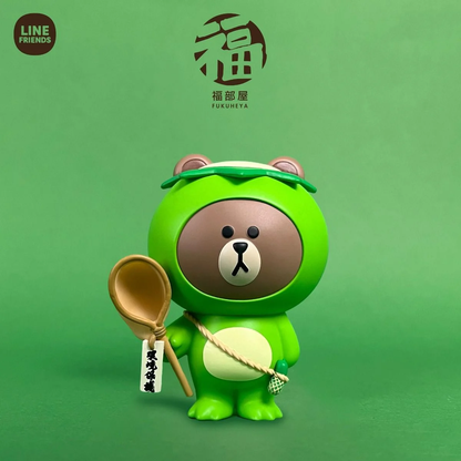 Line Friends Fukuheya Good Luck Brown Figure Blind Box