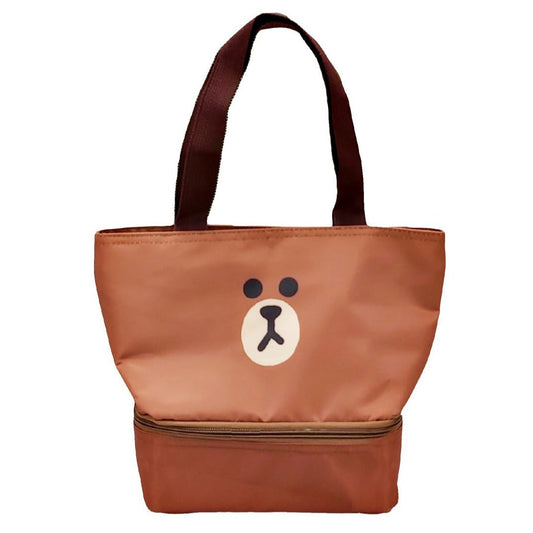 Line Friends Brown Bear Insulated Lunch Bag