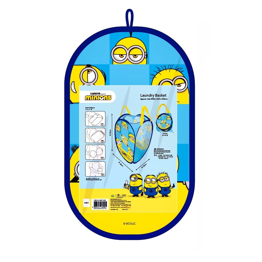 Minions Folding Laundry Basket