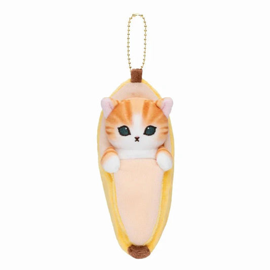 Mofusand Banana Cat Plush Keychain - Twinkle Glory