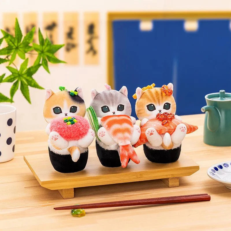 Mofusand Negitoro Sushi Cat Plush Keychain - Twinkle Glory
