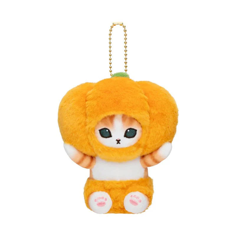 Mofusand Pumpkin Cat Plush Keychain - Twinkle Glory