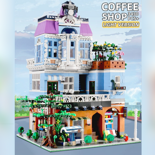 MOULD KING The Cafe With Light - 16004 with 3430 pcs