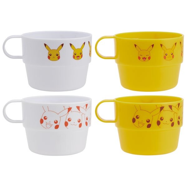 Skater Pokémon Pikachu Stacking Cups 4 Pieces Set with Jug